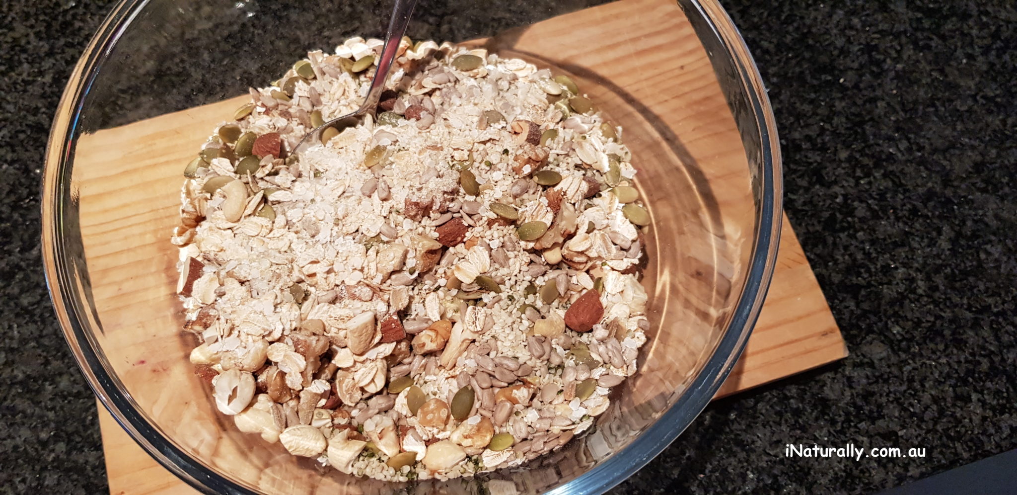 Homemade Healthy Nut and Seed Granola iNaturally