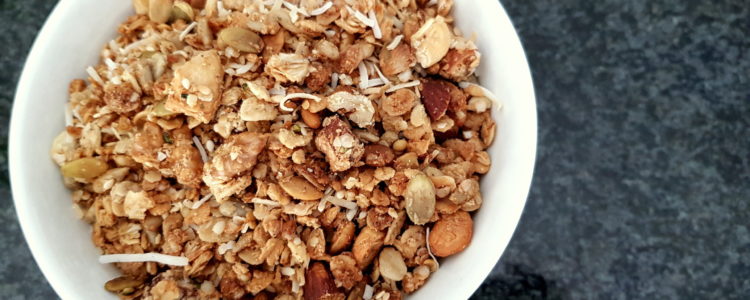 Homemade Healthy Nut and Seed Granola