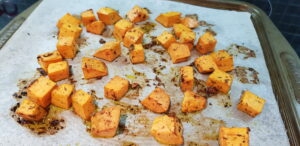 Spiced sweet potato